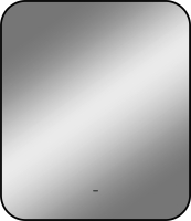 Зеркало Континент Torry Led 60x70 (со сменой цвета подсветки, бесконтактным сенсором, черной окантовкой) - 
