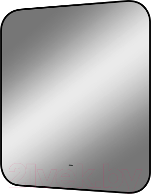 Зеркало Континент Torry Led 60x70 (со сменой цвета подсветки, бесконтактным сенсором, черной окантовкой)
