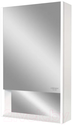 Шкаф с зеркалом для ванной Континент Filit Led 60x80 (левый, белый)