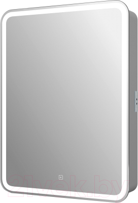 Шкаф с зеркалом для ванной Континент Elliott Led 60x80 (левый с розеткой и бесконтактным сенсором)