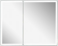 Шкаф с зеркалом для ванной Континент Allure Led 100х80 (с датчиком движения, розеткой, нейтральная) - 
