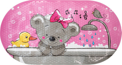 Коврик на присосках Вилина Bubbles Kids. Мишка с бантиком 7128 - 