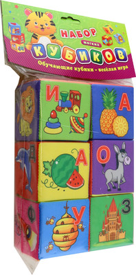 

Развивающий игровой набор, Кубики. Алфавит / 4630042758834