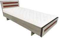 Односпальная кровать Mio Tesoro М2 КР-017.11.02-01 70x186 с матрасом Letto (дуб сонома) - 