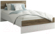 Полуторная кровать Евва Венеция ВН-1400 (бодега белый/ясень орландо) - 
