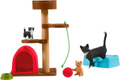 Игровой набор Schleich Комплекс для кошки и котят / 42501 -