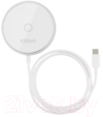 Зарядное устройство беспроводное Kitfort КТ-3369-1 (белый)