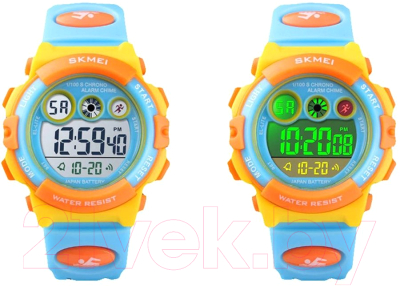 Часы наручные детские Skmei 1451 (желтый/синий)