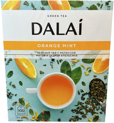 Чай пакетированный Dalai Orange Mint (100пак)