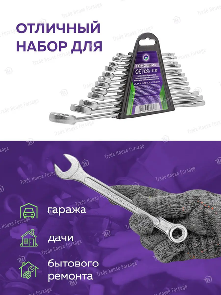 Набор ключей Помощник 5123 (56582)