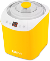 Йогуртница Kitfort KT-4090-1 (бело-желтый) - 