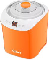 Йогуртница Kitfort KT-4090-2 (бело-оранжевый) - 