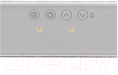 Настольные часы Kitfort KT-3373-2 (белый)