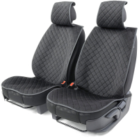 Комплект накидок на автомобильные сиденья Car Performance CUS-1012 BK/BK (черный) - 