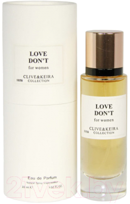 Парфюмерная вода Clive&Keira Love Dont W-1050 (30мл)