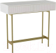 Консольный столик Калифорния мебель Брум (белый/золото) - 