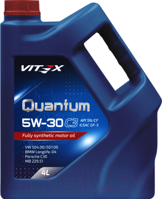 Моторное масло Vitex Quantum SN C3 5W30 / v340409 (4л)