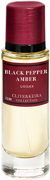 Парфюмерная вода Clive&Keira Pepper Amber Unisex 2100 Black