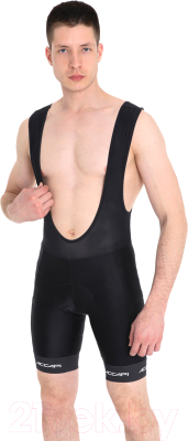 Велотрико Accapi Shorts W Suspenders / B0016-99 (XXL, черный)