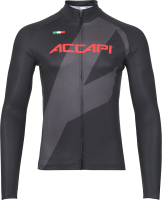 Велоджерси Accapi Long Sleeve Shirt Full Zip / B0021-05 (S, черный) - 