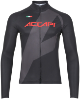 Велоджерси Accapi Long Sleeve Shirt Full Zip / B0021-05 (M, черный) - 