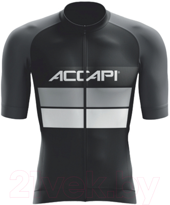 Велоджерси Accapi Short Sleeve Shirt Full Zip / B0020-06 (S, графитовый)