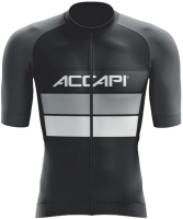 Велоджерси Accapi Short Sleeve Shirt Full Zip / B0020-06 (M, графитовый) - 