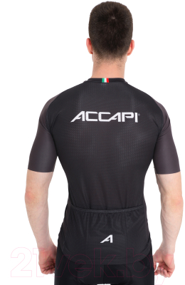 Велоджерси Accapi Short Sleeve Shirt Full Zip / B0020-06 (XXL, графитовый)