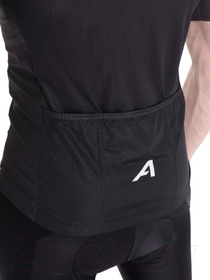 Велоджерси Accapi Short Sleeve Shirt Full Zip / B0020-06 (XXL, графитовый)