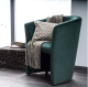 Миниатюра изображения товара Кресло мягкое Signal TM-1 Velvet (Bluvel 78 зеленый/венге)
