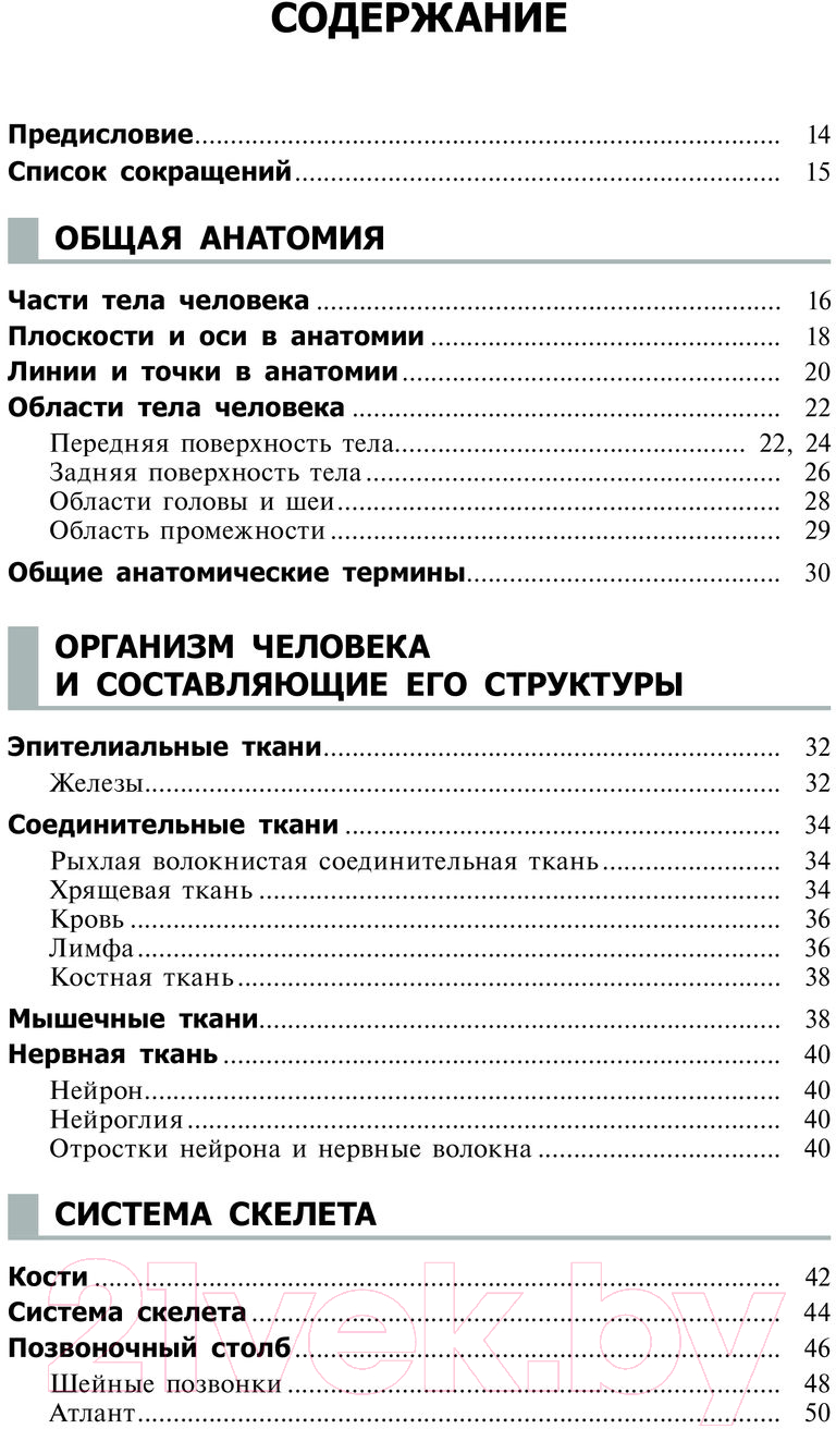 Учебное пособие АСТ Справочный атлас анатомии человека