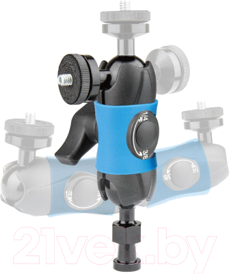 Зажим для студийного оборудования Kupo Mini Super Viser Clamp With Ball Head / KCP-664B (26мм)