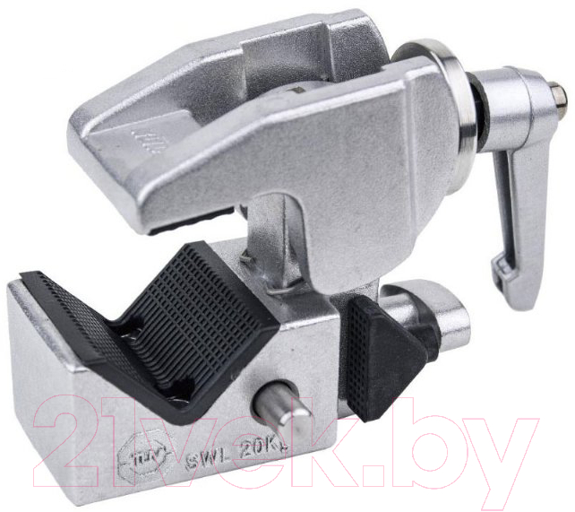 Зажим для студийного оборудования Kupo Convi Clamp with Racheted Handle / KCP-710 (серебристый)