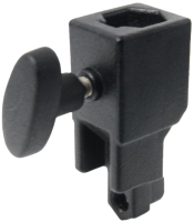 Держатель для студийного оборудования Kupo Convi Clamp Double Socket / KD-730B (черный) - 