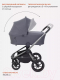 Миниатюра изображения товара Детская универсальная коляска Rant Flex Pro 3 в 1 2023 / RA075 (Graphite)