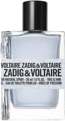 Туалетная вода Zadig & Voltaire This Is Him! Vibes Of Freedom (50мл)