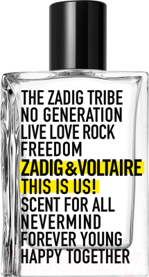 Туалетная вода Zadig & Voltaire This Is Us! (30мл)