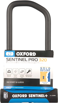 Велозамок Oxford Sentinel Pro U-Lock LK325