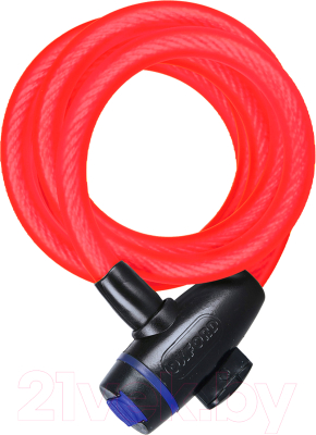 Велозамок Oxford Cable Lock OF249 (красный)