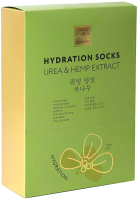 Носки для педикюра Beauty Style Urea & Hemp Extract Увлажняющие (6 пар) - 