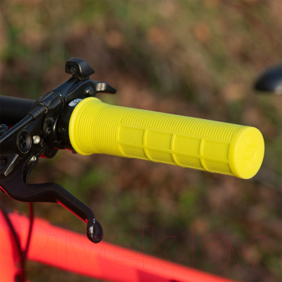 Грипсы для велосипеда Oxford Driver Lock-on MTB Grips / HG805F (Fluo)