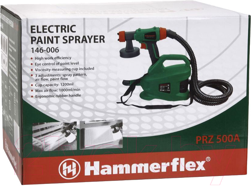 Краскопульт электрический Hammer Flex PRZ500A