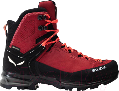 Трекинговые ботинки Salewa Mtn Trainer 2 Mid Gtx W / 61398-6840 (р. 5, Red Dahlia/Black)
