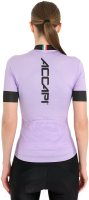 Велоджерси Accapi Short Sleeve Shirt Full Zip W / B0120-37 (XS, лавандовый)