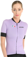 Велоджерси Accapi Short Sleeve Shirt Full Zip W / B0120-37 (M, лавандовый) - 