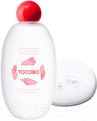 Тонер для лица Tocobo Vita Berry Pore Toner Для сужения пор (150мл)