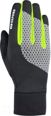 Велоперчатки Oxford Bright Gloves 1.0 / GBR01B (XS, черный)