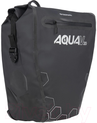 Сумка велосипедная Oxford Aqua V 20 Single QR Pannier Bag OL942 (черный)