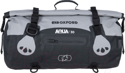 Спортивная сумка Oxford Aqua T-30 Roll Bag OL481 (серый/черный)