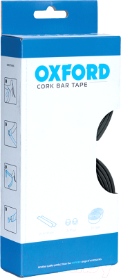 Обмотка руля для велосипеда Oxford Cork Tape / HT614B (черный)